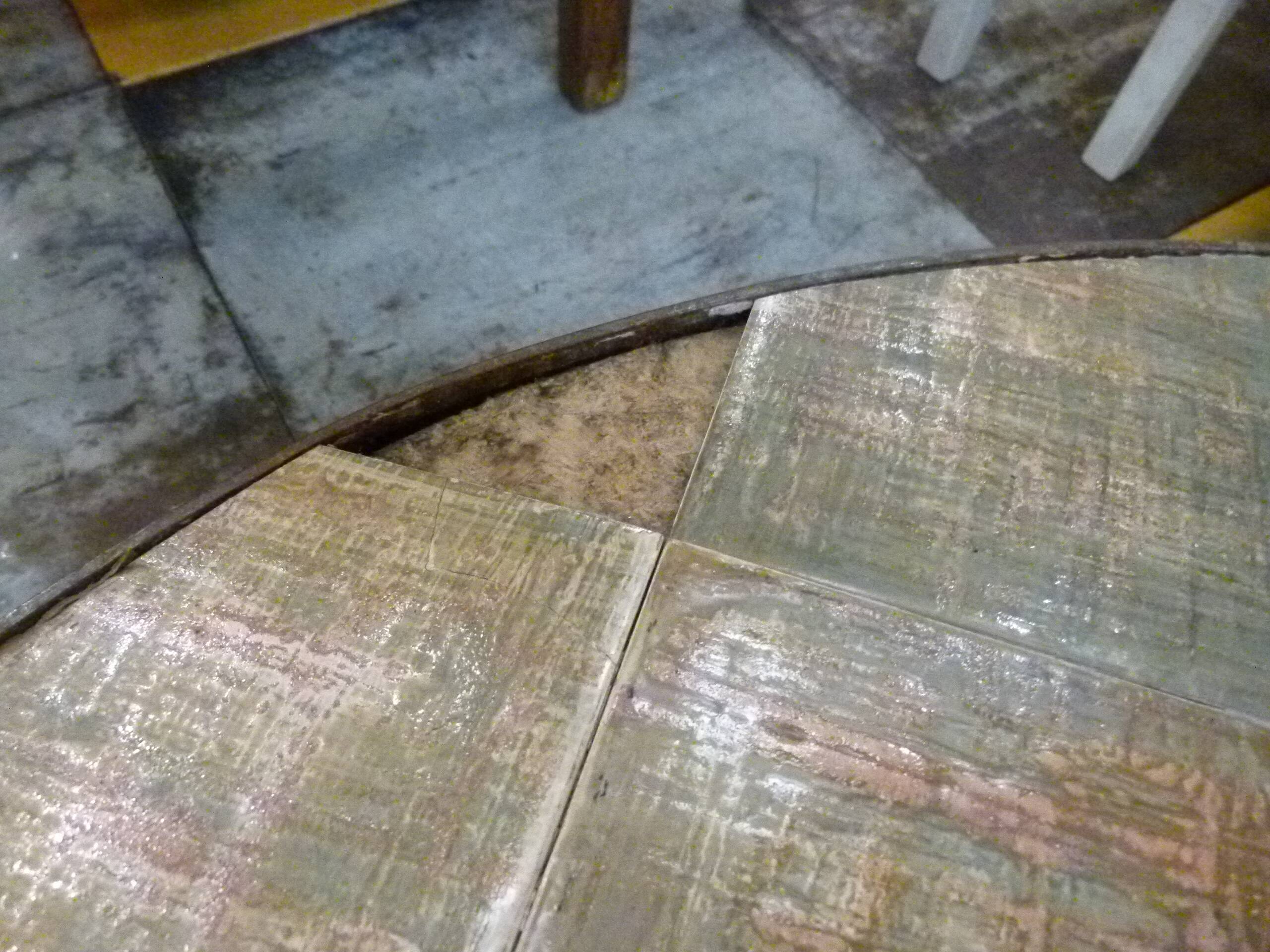 Vallauris ceramic coffee table