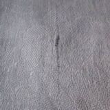 Old monogram damask tablecloth 130x130cm