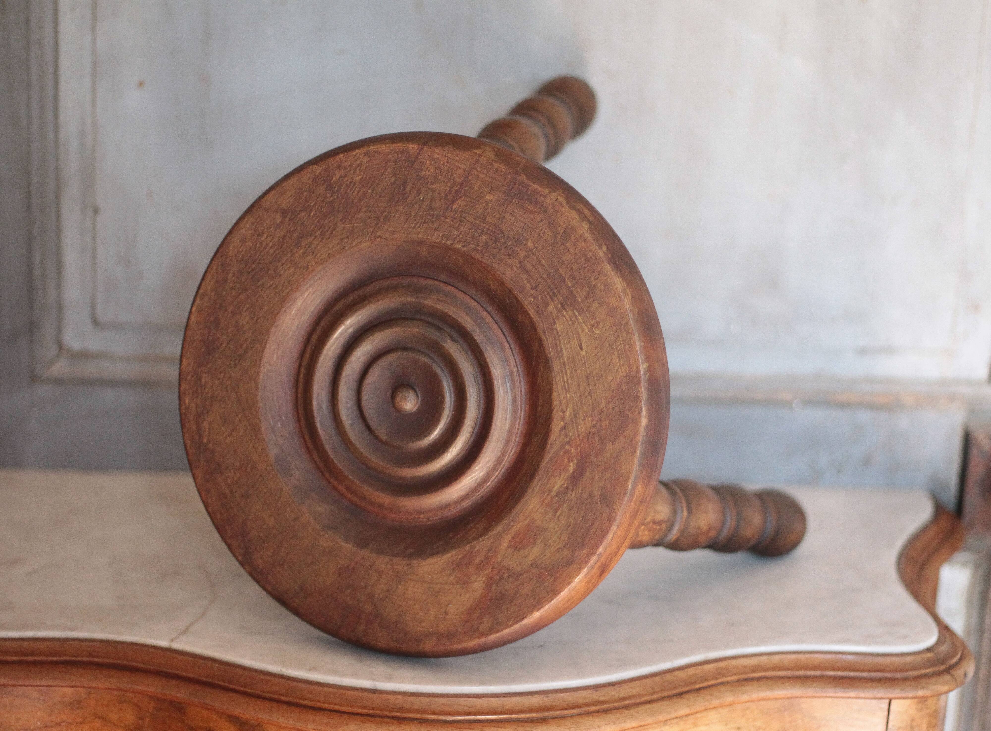 Vintage stool, tripod stool, occasional stool, wooden plant stand,