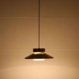 Lyskær Belysning “U.F.O” pendant lamp / Space Age / Danish modern design / gold / brass / aluminium / 1970s