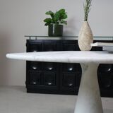 Angelo Mangiarotti ‘M1’ Dining Table in Solid Carrara Marble