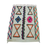 Tapis berbère marocain beni ouarain à motifs colorés 144x100cm