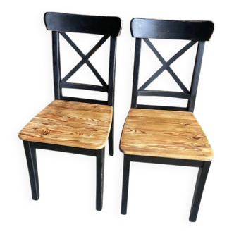 Lot de 2 chaises