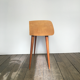 Table de chevet pieds compas années 50