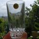 Set of 5 arques crystal orangeade glasses. villandry model.