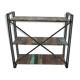 Industrial shelf in iron and wood