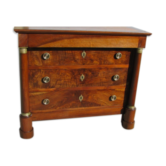 Dresser period Empire walnut , 19th century