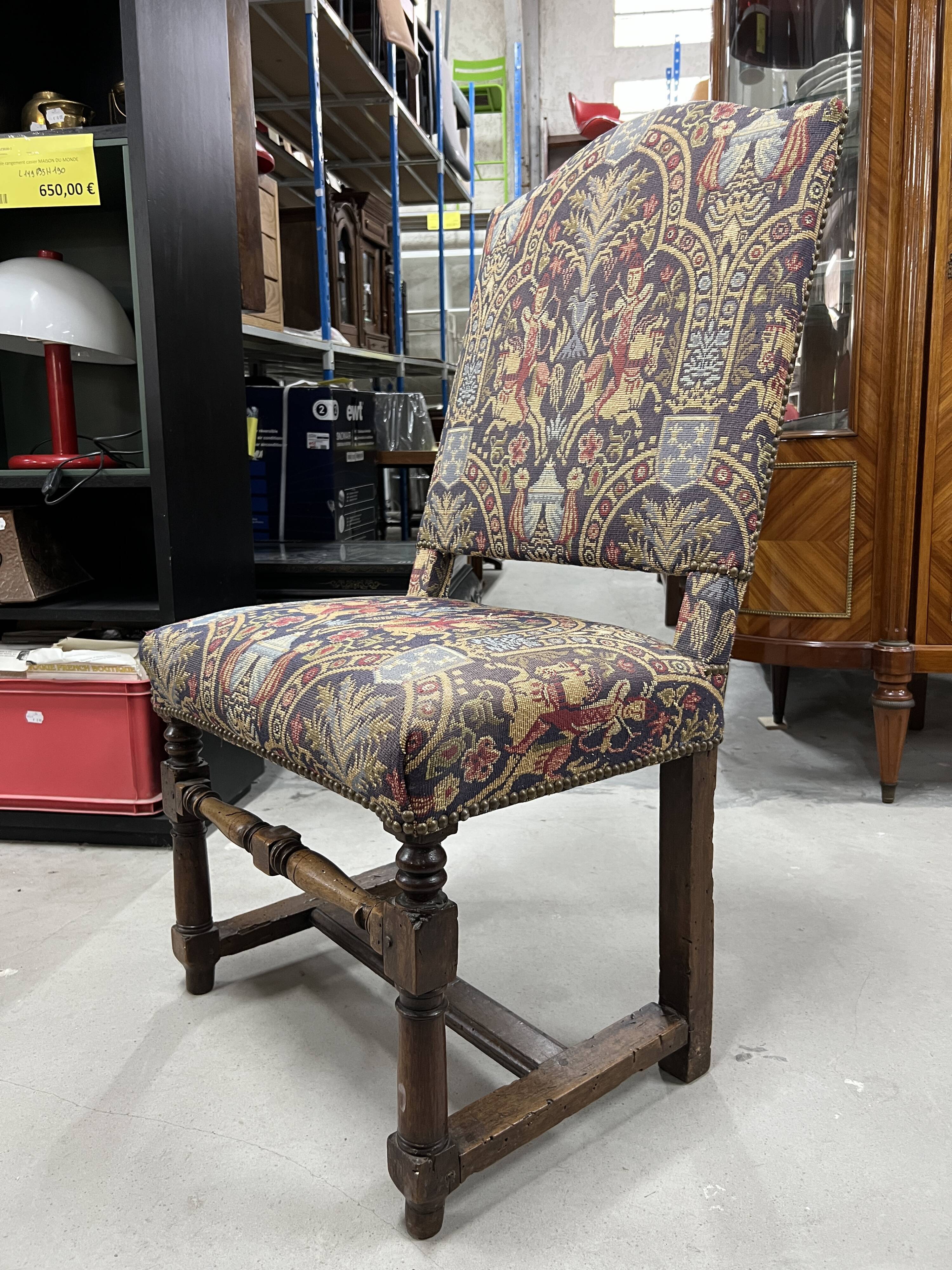 Antique Louis XIII style extra chair