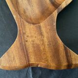 Wooden fish shaped dish