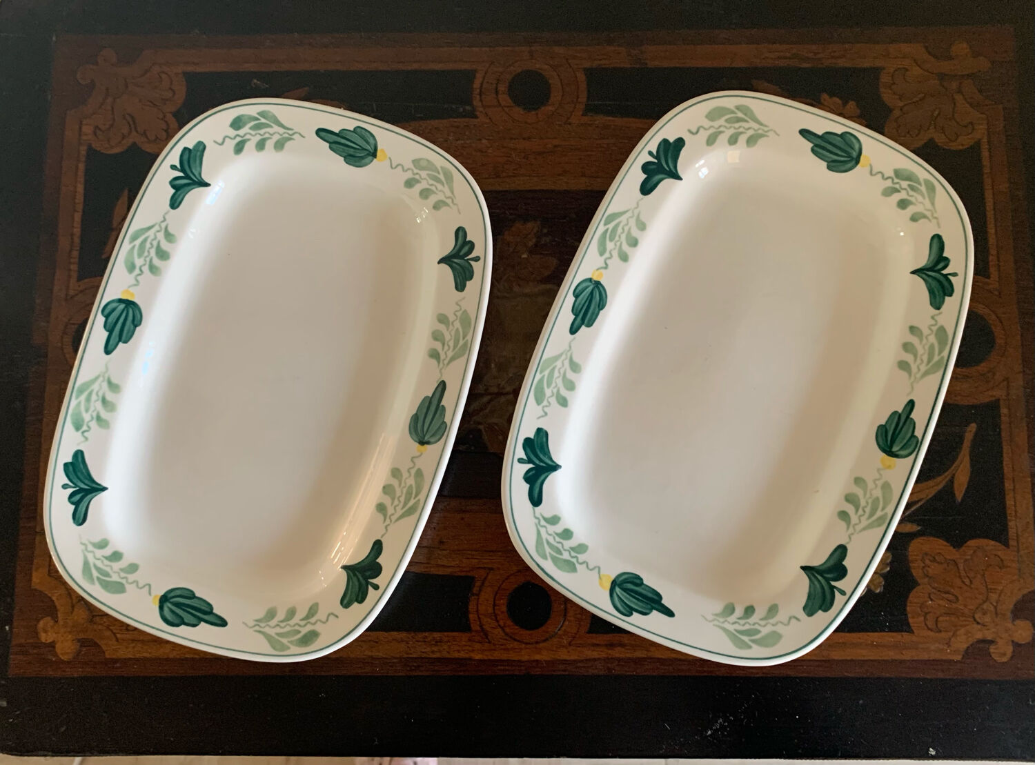 Pair of Royal Boch plates