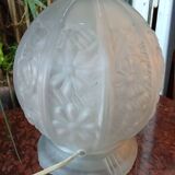 Globe suspension art deco table lamp