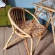 Rattan dressing table and chair 1960