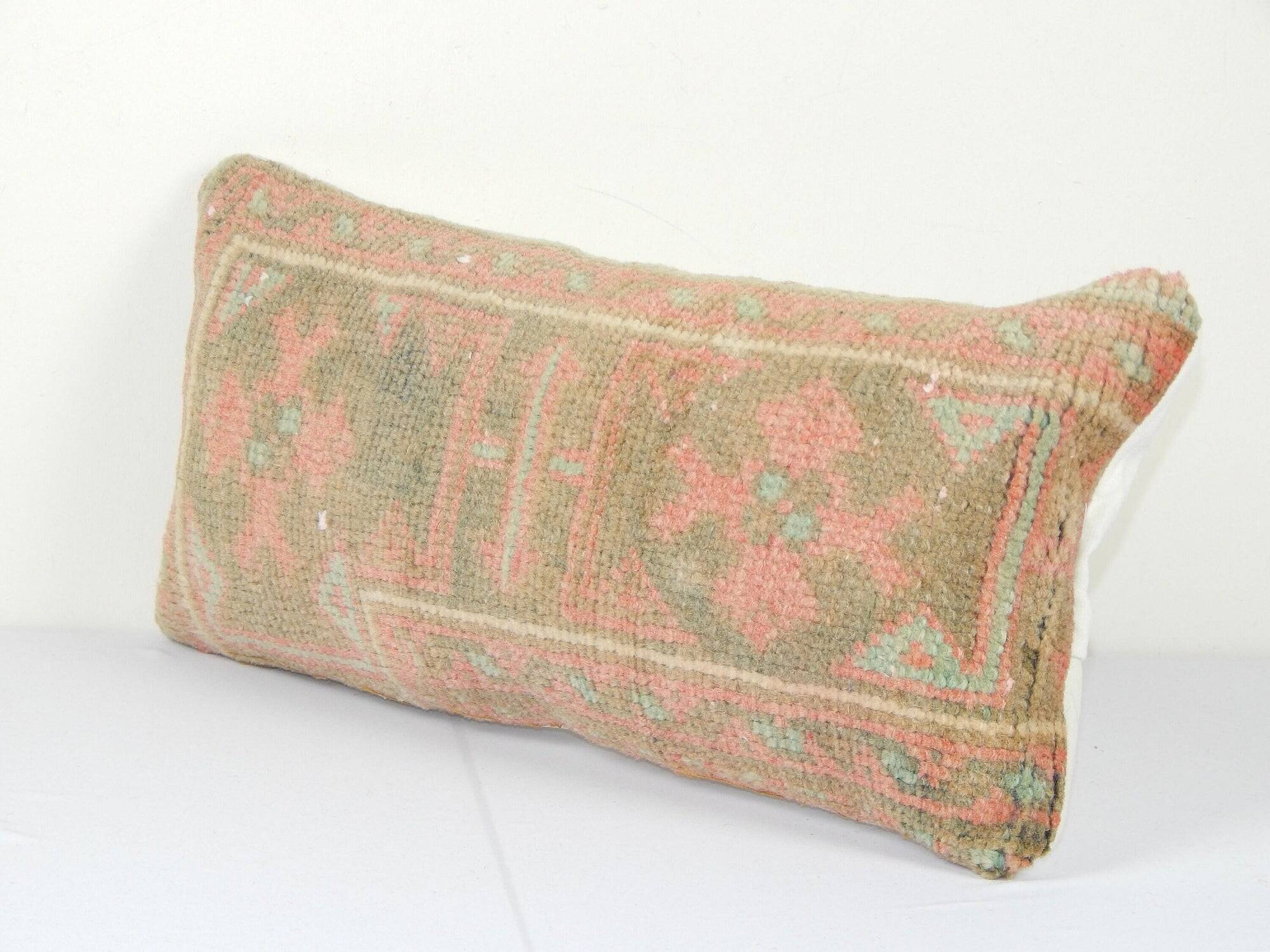 Vintage Turkish cushion cover 30x61 cm