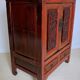 Cabinet chinois laqué rouge
