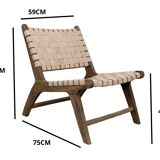 Two leather armchairs