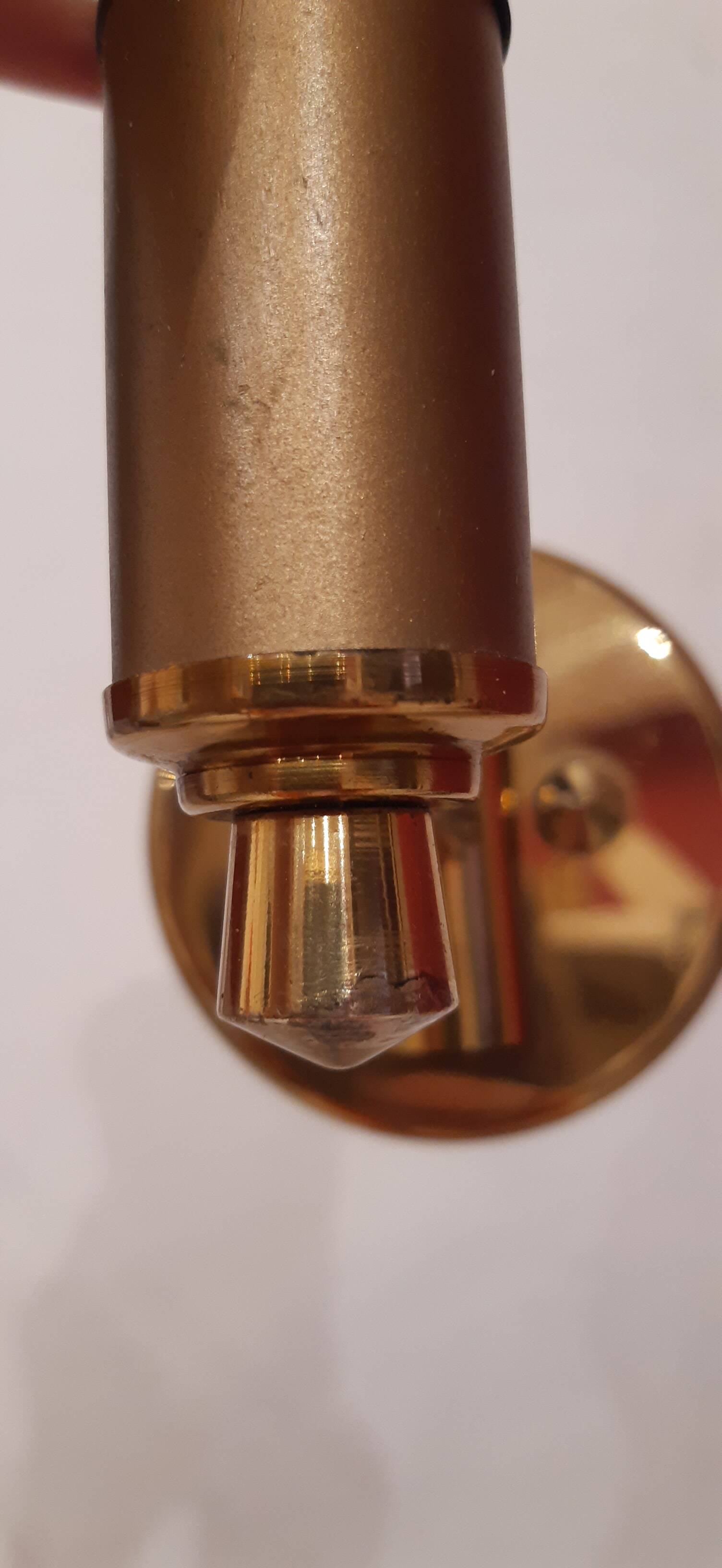 Vintage brass wall light