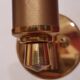 Vintage brass wall light