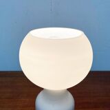 Vintage minimalist glass table lamp from the space age by Jean Paul Edmonds Alt for Philips, 1970s.