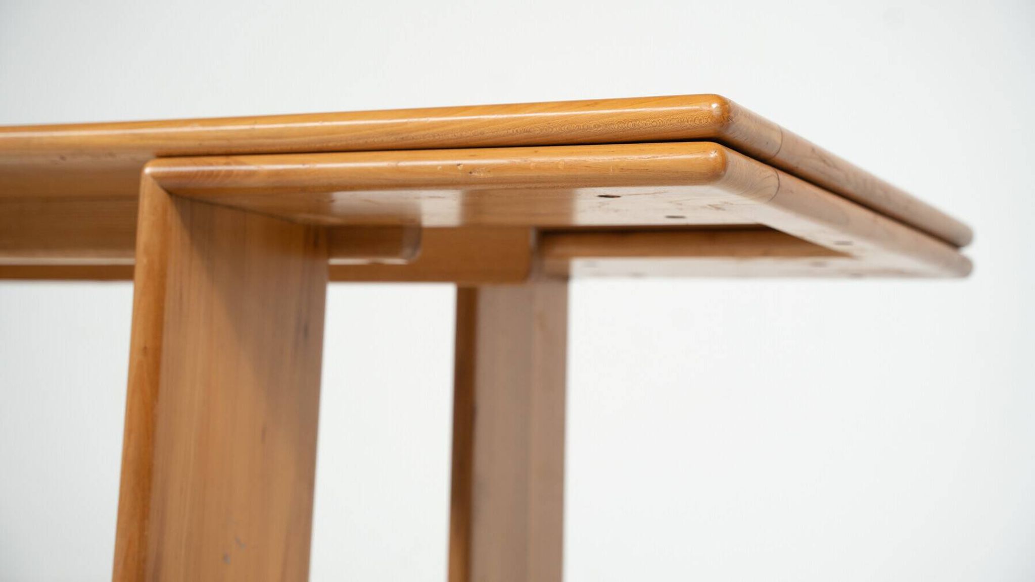 Mid-Century Modern Wooden Dining Table, in the style of Mario Marenco, Italy