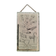 Ancient illustration of "gloves" taken from dictionary and inserted under mirror. Curiosity Cabinet