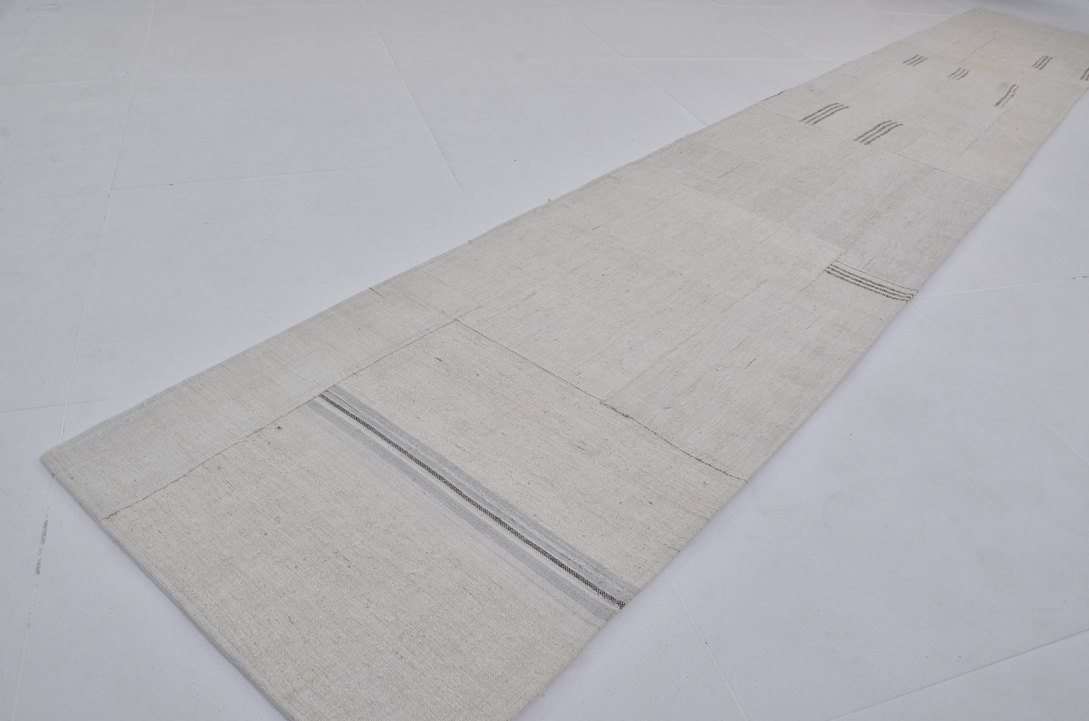 Vintage Handmade Hemp Runner sku 3918