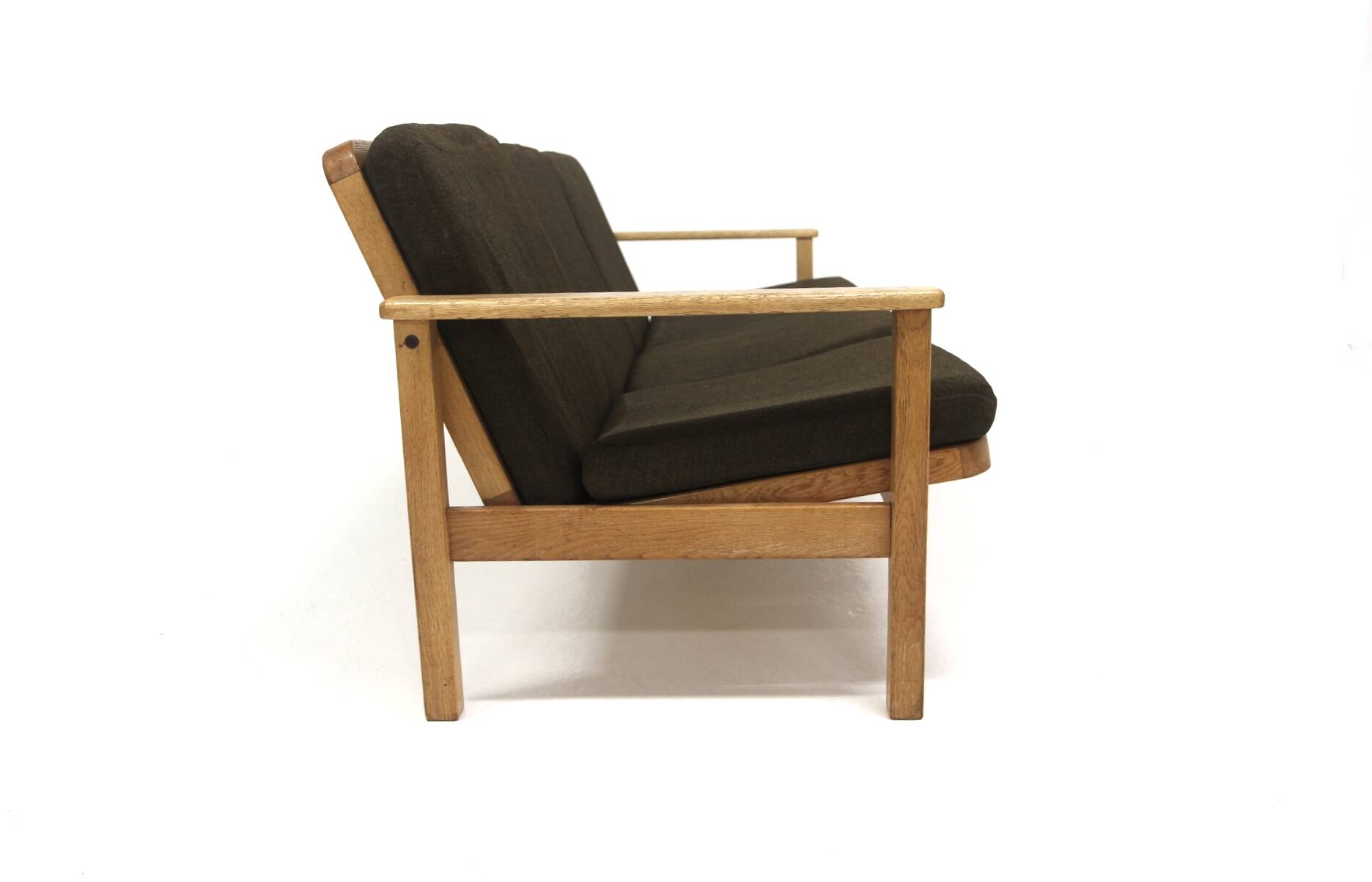 Scandinavian 3-seater oak sofa, Sweden, 1960