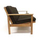 Scandinavian 3-seater oak sofa, Sweden, 1960