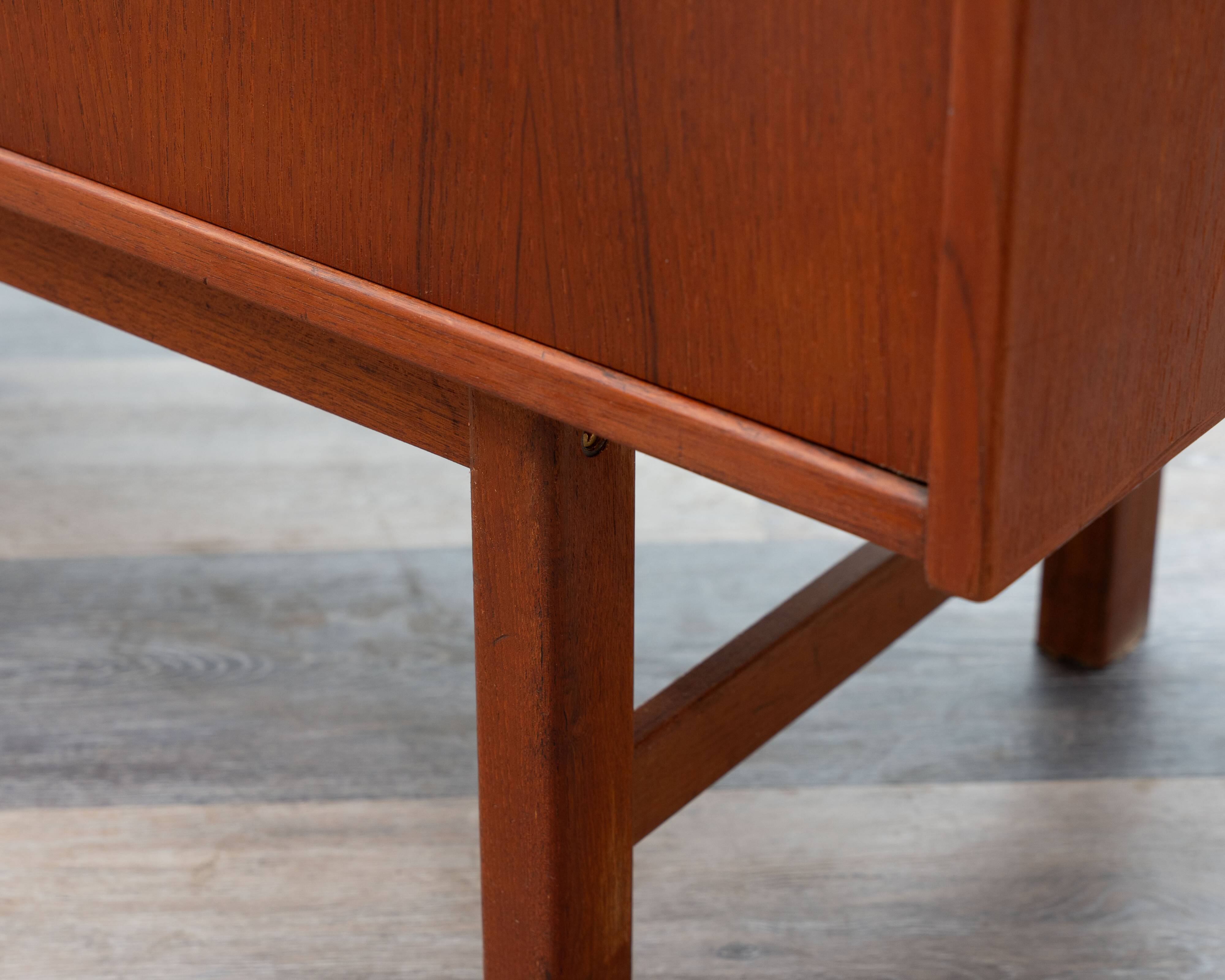 1960s teak sideboard. Manufacturer: Ulferts, Tibro Sweden, restored