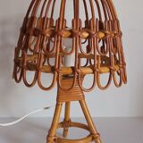 Bamboo bedside lamp