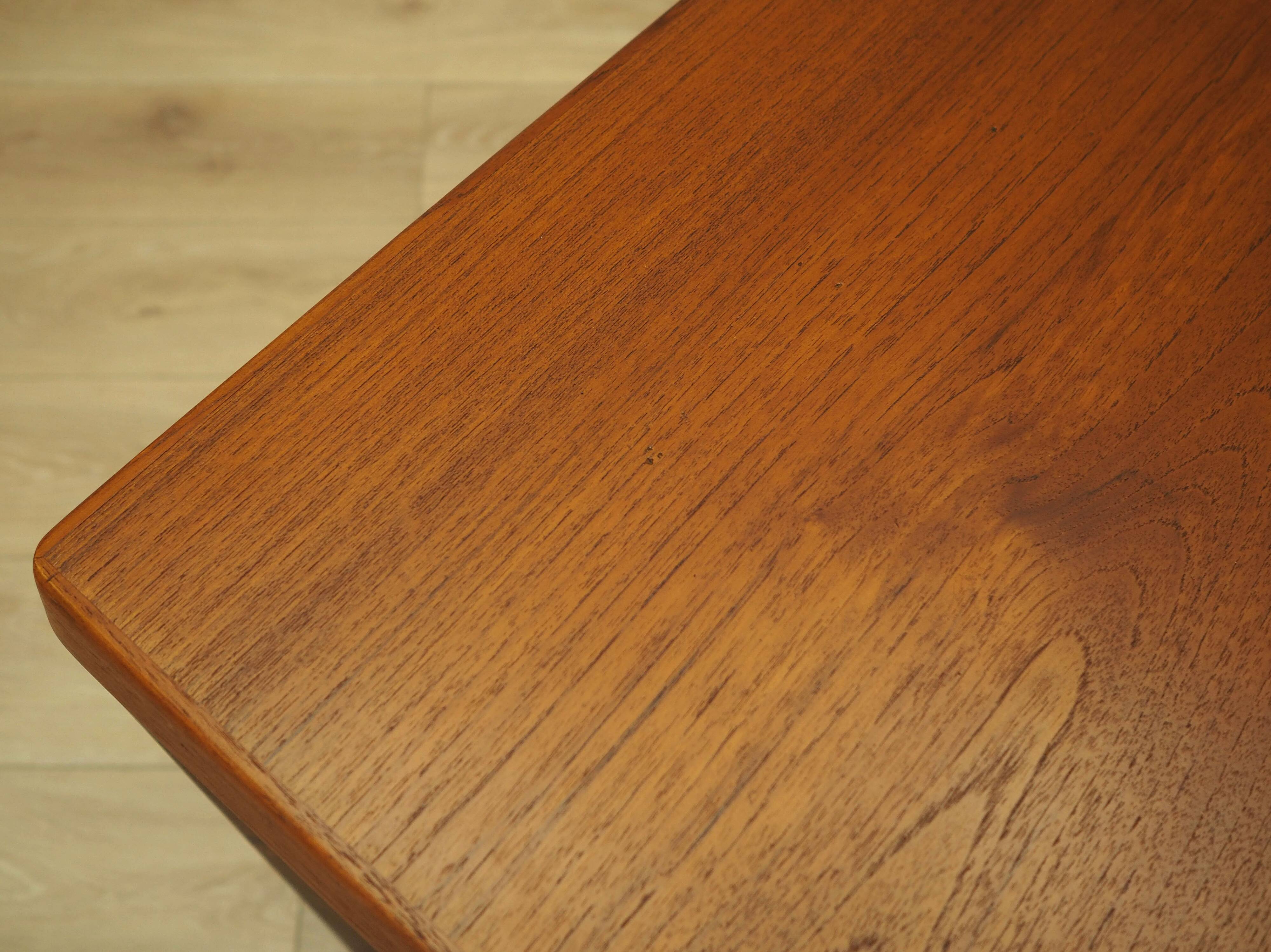 Teak extending dining table Henning Kjærnulf, Vejle, 1960s