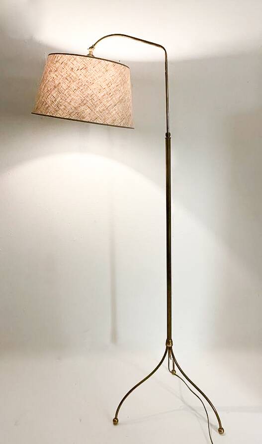 Brass floor lamp from the 60s, Italy