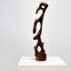 1960's abstract wooden sculpture