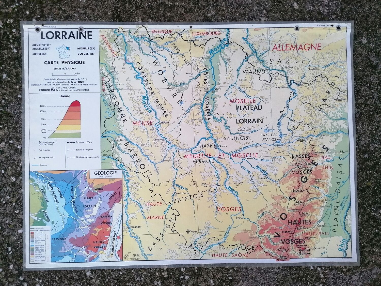 Old MDI Lorraine-France card