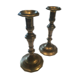 Bougeoirs en laiton