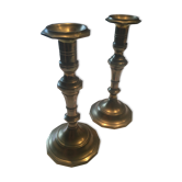 Bougeoirs en laiton