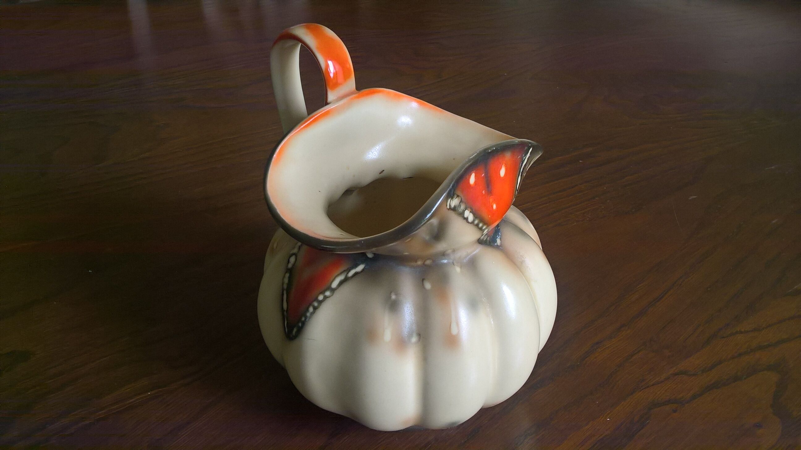 Czechoslovakian earthenware pitcher 3964