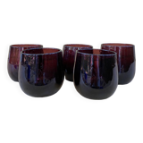 Set of 5 glasses cups Biot