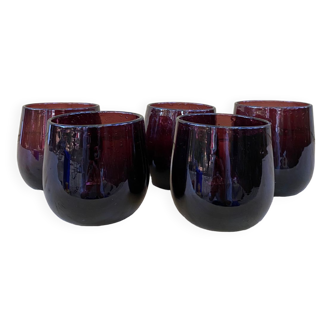 Set of 5 glasses cups Biot