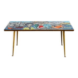 table basse carrelée - jean