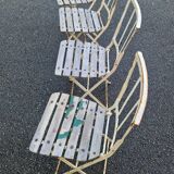 4 garden chairs