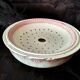 Hollow plate fruit drain - sarreguemines earthenware "calcutta"