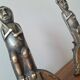 Anton Prinner paire de chenets en bronze, modèle Chaman, statuettes vi