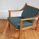 Fauteuil scandinave vintage 1960