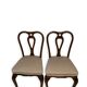 4 chaises de salle à manger en noyer, années 1950.