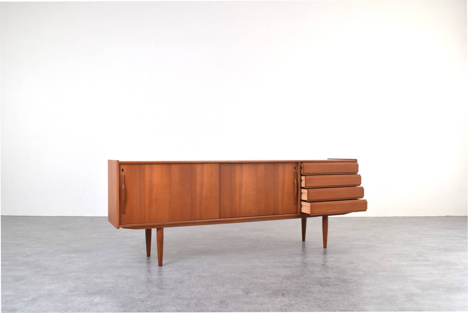 Mid-Century Danish Teak Sideboard, 1960s.
