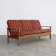 Brutalist sofa and chair set | vintage sofa | 1960s | oak.