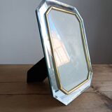 Old beveled mirror frame