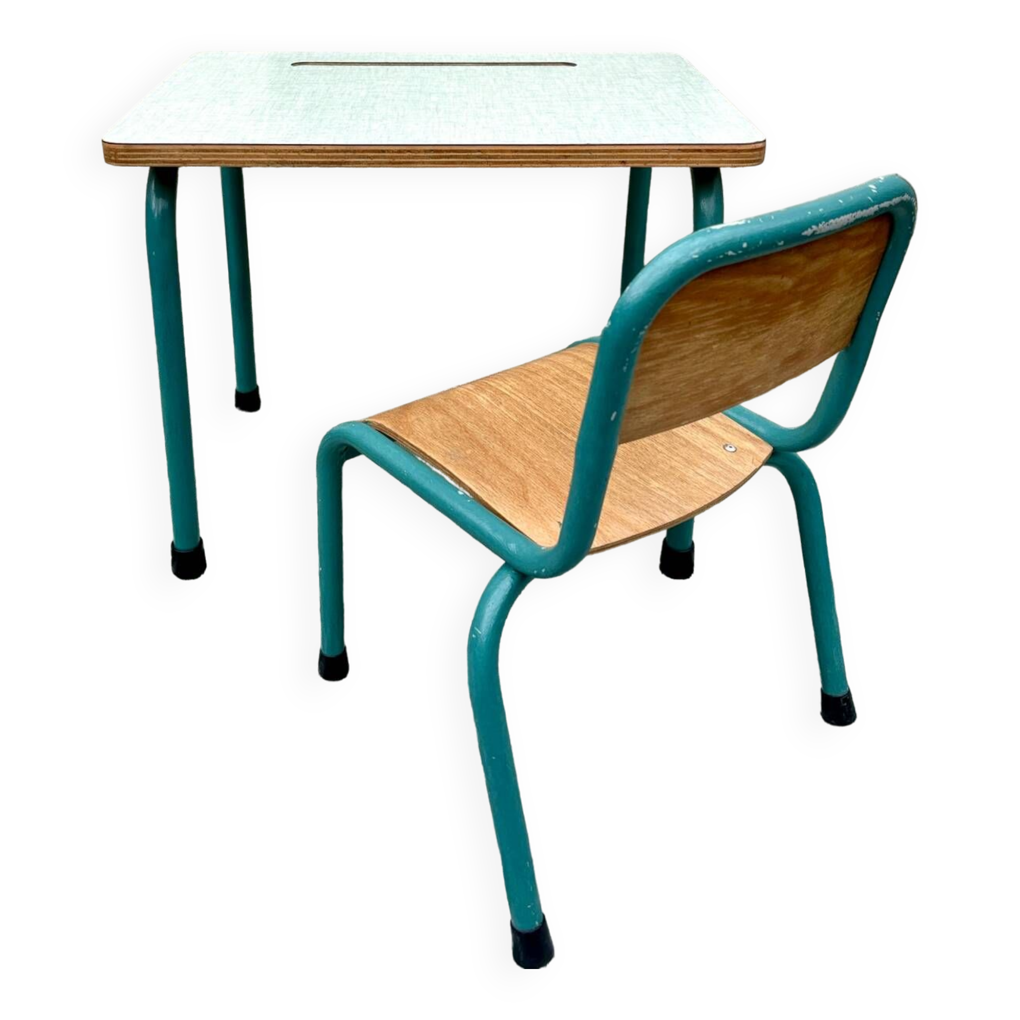 Bureau enfant Formica avec chaise