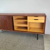 Enfilade moderniste teck vintage années 1960 design midcentury scandin
