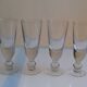 Série de 4 anciens verre verres à absinthe